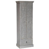 Indian Hand Carved Solid Wooden Cupboard Wardrobe D52
